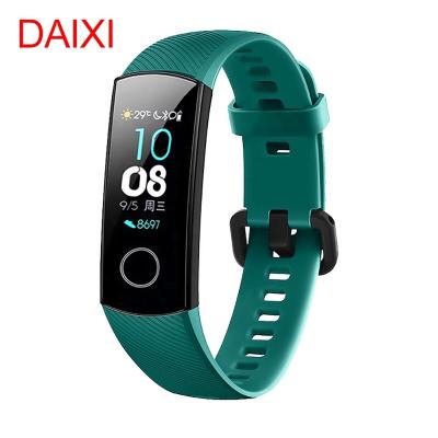 China Veryfit Unisex Silicone Watch Band 16mm Watch Strap For Huawei Honor Band 4 Watch Belt for sale