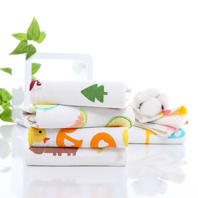 China Compressed Non-Toxic Materials 5 Piece Soft Cotton Handkerchief Box For Kids for sale