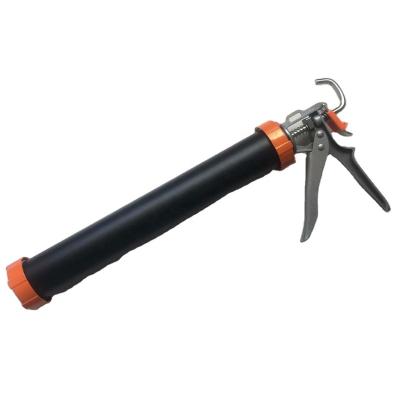 China Construction Building Factory Supply 15 Inch Black Power Glue Gun Matte Professional Sausage Caulking Guns for sale