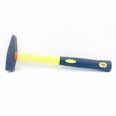 China Machinist hammer 300G class steel hammer drop forged carbon steel machinist's hammer with fiberglass inside and plastic coated handle for sale