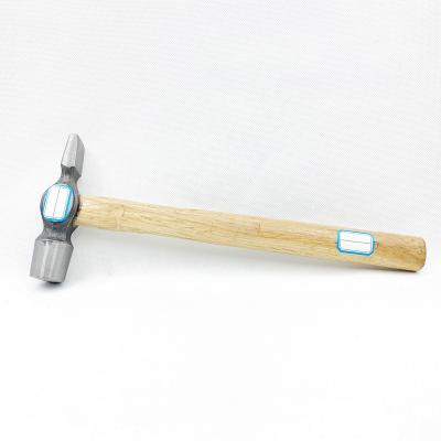 China Pein Cross Hammer 25MM Size Cross Pein Hammer With Natural Color Wooden Handle for sale