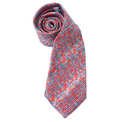 China Hot selling silk jacquard woven neckties draped silk woven tie with good price for sale