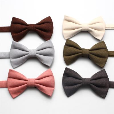 China Wholesale Elegant Simple Solid Color Bow Tie Bow Ties With High Quality for sale