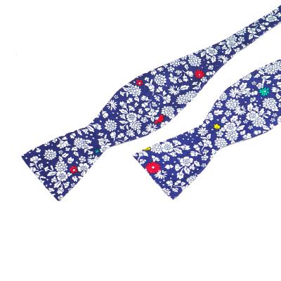 China Dobby Factory Wholesale Price Paisley Self Tie Bow Tie Cotton for sale