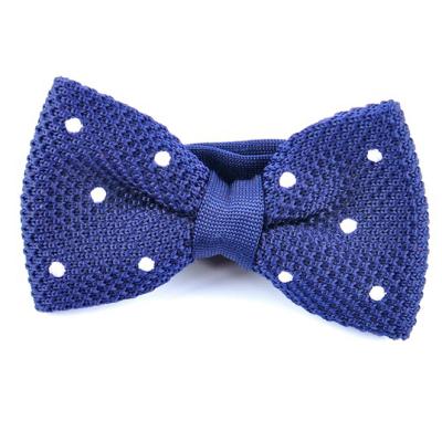 China Wholesale Dobby Fashion Polyester Knitted Mens Bow Ties For Party Wedding for sale