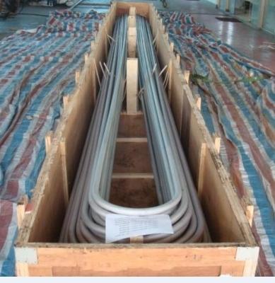 China 310 Round Seamless Stainless Steel U Tube , Heat Exchange SS Bend Tubing 321H for sale