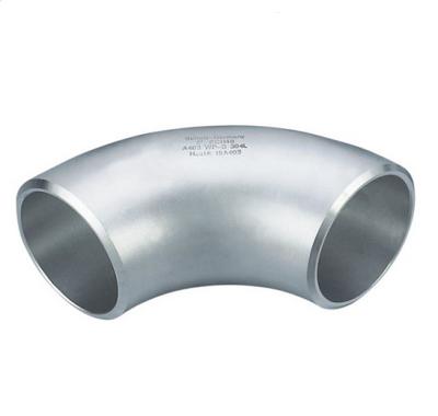 China Butt Weld 304 90 Degree Long Radius Stainless Steel Elbow / Pipe Fitting for sale