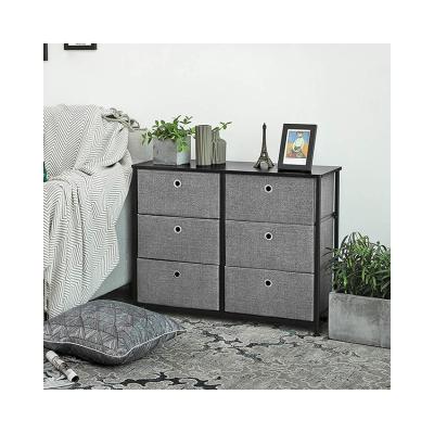 China Adjustable (Height) Customized American Style Living Room Storage Chest 6 Drawers Storage Tower 5L-5826L for sale