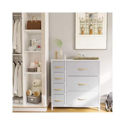 China Customized Multifunctional Viable Bathroom Cabinet Storage Tower 7 Drawers Tissue Storage Chest 5L-209 For Home Furniture for sale