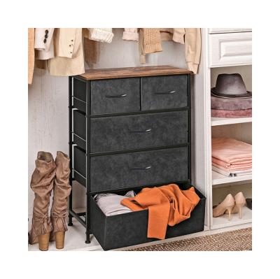 China (Other) 5L-608 Adjustable Storage Drawer Organizer Star Creation Hot Sale 5 Drawers Customized Chest Clothes Cabinet For Bedroom for sale