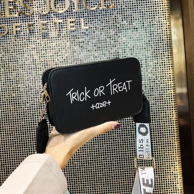 China SP574 PU Women's Square Halloween Bag Retro Small Custom Handbag Hip-Hop Shoulder Bag New for sale