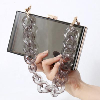 China SP1305 Amazon Durable Hot Sale Designer Women Acrylic Transparent Luxury Evening Clutch Bags Grab Purses Vintage Banquet Handbag for sale