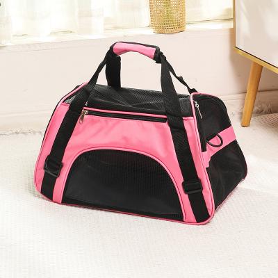 China New Portable Outdoor Dog Bag Cat Bag Durable Folding Sling Breathable Pet Travel Carrier SP869 for sale