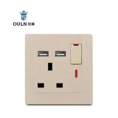 China UK Commercial G20 Plugs 2 Type Wall Usb 1 Speaker Plug Original Switch for sale