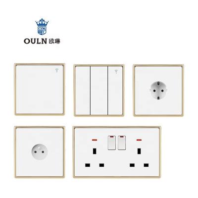 China Residential Switch Q23 Ultrathin High Quality Panel Customized High Quality Switch And Socket for sale