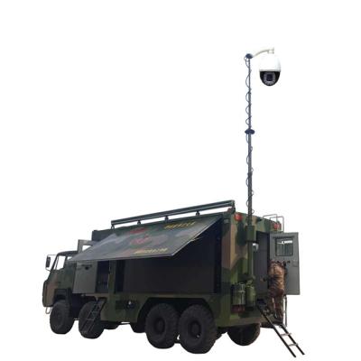 China Antenna Aluminum Alloy Military Vehicle Mounted Telescopic Mast\Camera\Light 2m 4m 6m 8m 10m 12m For Camera System for sale