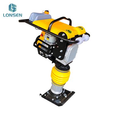 China 5-7 pk RM80 Dual Spring Diesel Tamping Earth Rammer Machine voor veelzijdige toepassingen Te koop