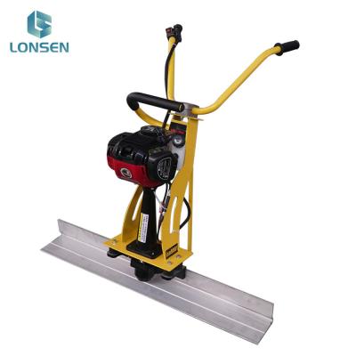 China 4 Stroke Engine Floor Levelling Hand-held Gasoline Vibrating Plate Ruler Machine for Concrete Leveling and Leveling for sale