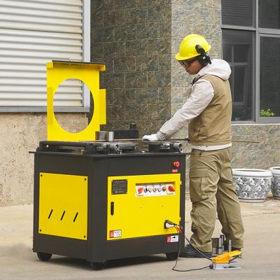 Chine Machine de pliage de barres en acier inoxydable GW50 6-40 mm avec 3 moteurs de freinage à commutateur limité Offre spéciale en Inde à vendre