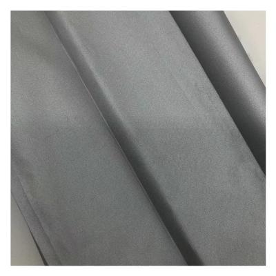 China Blackout Polyester Tatteta Fabric Silver Coating 100% Polyester With PA/AC Coating For Sunshade Curtains for sale