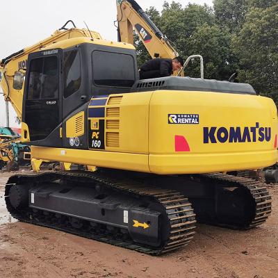 Cina 16.5ton Hydraulic Secondhand Digger Used Komatsu Pc160-7 Second Hand Excavator Machine in vendita