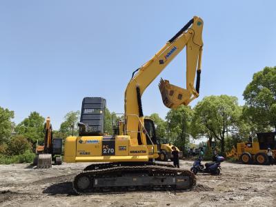 China 27ton Used Komatsu Excavators Pc270 1.26m3 Bucket Different Types Of Digging Machines for sale