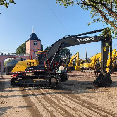 China Tracked  EC210 Second Hand Volvo Excavators 21 T Building Earth Excavating Equipment for sale