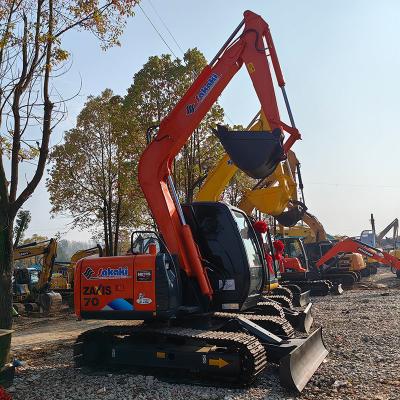 China Small ZX70 Used Hitachi Excavators Secondhand 7 Ton Hitachi Zx 70 for sale