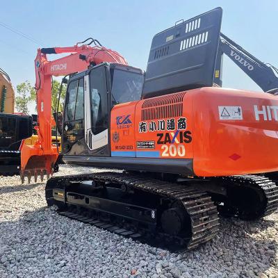 Cina 122kw 20T Usato Hitachi Escavatori Macchinari pesanti Scavatore di terra Usato Hitachi Zx200-3 in vendita