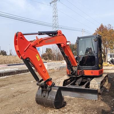 China 5 ton Mini Compact Hitachi Gebruikte graafmachines Backhoe Hitachi Zx55 Te koop