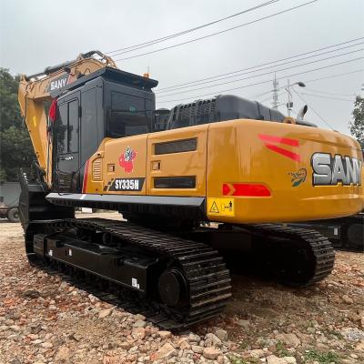 China 33 ton Sy335 Gebruikte Sany Graafmachine Grote grootte Engineering Sany Cylinder Gebruikte Mini Track Hoes Te koop