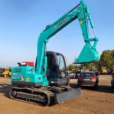 China 41kw SK 75 Second Hand Kobelco Excavators Engineering Construction Second Hand Diggers for sale