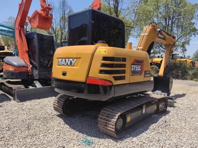 Cina 5T 36kw Used Sany Excavators Mini Backhoe Construction Excavator Sany Sy55c in vendita