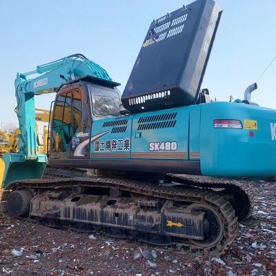 China 49400kg 243kw Used Kobelco Sk480 Excavators 2.3m3 Bucket Crawler 48Ton Large Machine for sale