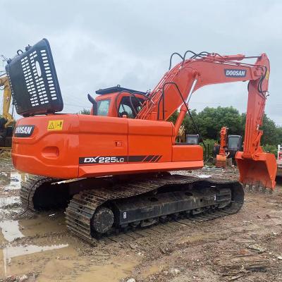 China DX225LC DX225 Excavadoras usadas Doosan 22T Excavadora Crawler Excavadora Tipos 1.28m3 à venda