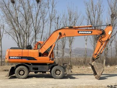 China Coreia Original 21 toneladas Usadas Excavadoras Doosan enormes Doosan DX210w 7 escavadoras à venda