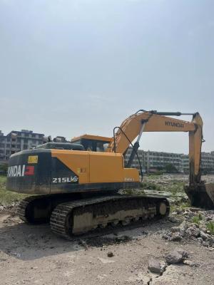 China 215VS Tracked  Used Hyundai Excavators Earthmoving 21T Digger Used Wheel Excavator for sale