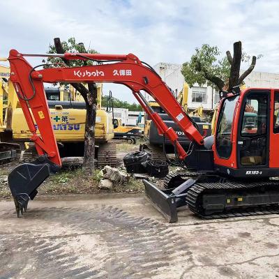 China Used Digger Used Kubota Excavator KX185 3 Small 8Ton Machine for sale