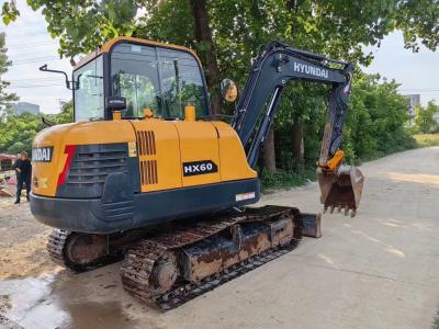 China Mini Tracked Used Hyundai Excavator Hyundai HX60 Escavadora for sale