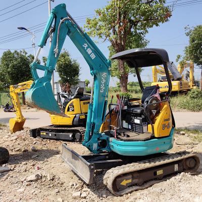 China U-20 Used Kubota Excavators Japan Brand Excavator Mini 2365kg Machine Used For Digging for sale