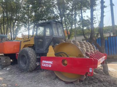 China Gebruikte Dynapac Road Roller Ca251d Compactor Machine met Cummins motor Te koop