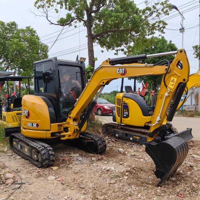 China 3ton Secondhand Mini Cat 303.5 Crawler Digger Used Compact Caterpillar Backhoe Excavator for sale