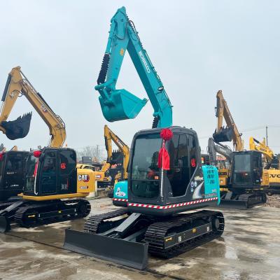 China Used  Kobelco SK75 Excavator 7.5 Ton Machine With 0.4m3 Bucklet Capaclity for sale