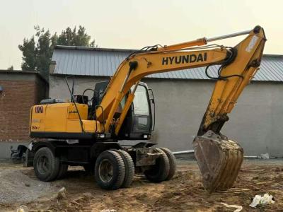 China 150w-7 Used Hyundai Wheel 15Ton Excavator With 0.71m³ Bucket Capacity for sale