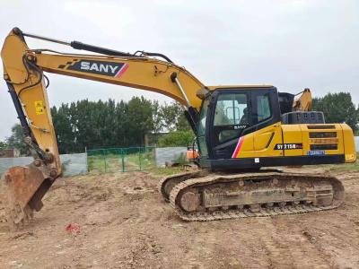 China Excavadora grande de segunda mano Sany 215c Máquina de construcción con horas de trabajo bajas en venta