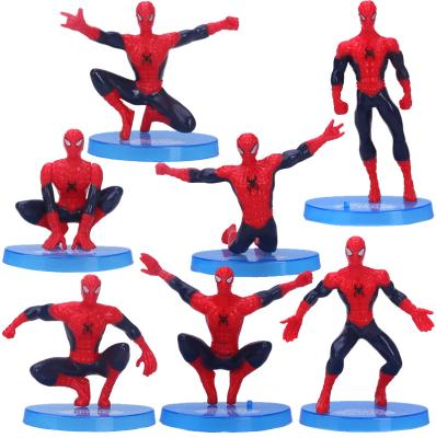 China Good Painting/Figure Boy Figure Hero PVC Cartoon Gift Spider Man Model Toy Wholesale Eco-friendly Material Action for sale