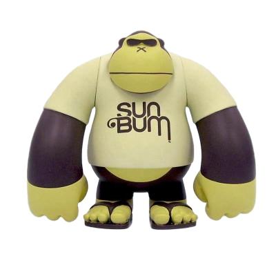 China Cartoon Toy OEM Customized Vinyl Gorilla Model Collection , PVC Figure for sale