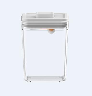 China One hand sealed and release 2300ml large capacity excellent quality cereal storage box plastic food box for sale