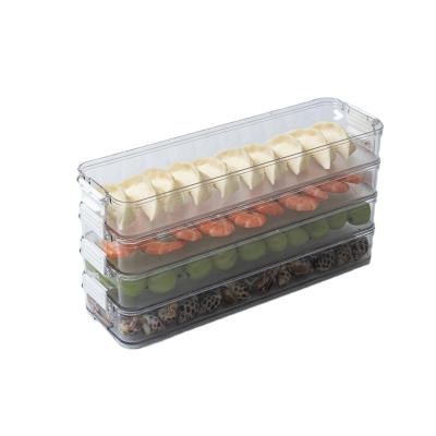 China Freshness Preservation New Product Refrigerator Drawer Egg Rolling Drawer Storage Box Refrigerator Hanging Storage Container With Lid for sale