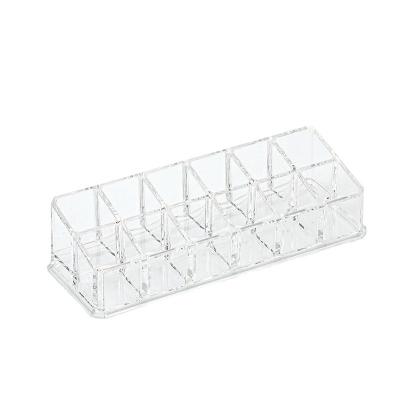 China Pretty Viable Plastic Storage Box Clear Acrylic Make Up Organizer Cosmetic Holder for sale